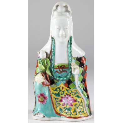 chinese-porcelain-figurine-of-guanyin-and-child