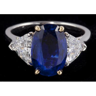 platinum-sapphire-and-diamond-ring