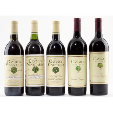 1981-1983-1985-1987-1989-caymus-vineyards