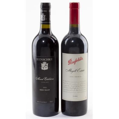 2003-henschke-2004-penfolds