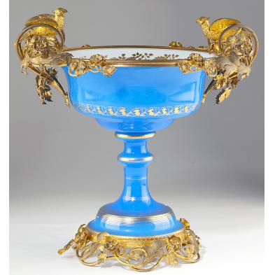 french-blue-opaline-center-bowl-with-ormolu-mount