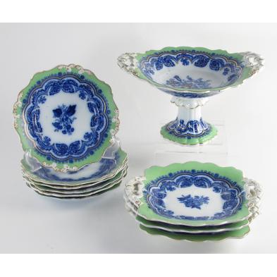 19th-century-flow-blue-dessert-set