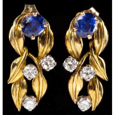 pair-of-sapphire-stud-earrings-and-diamond-jackets