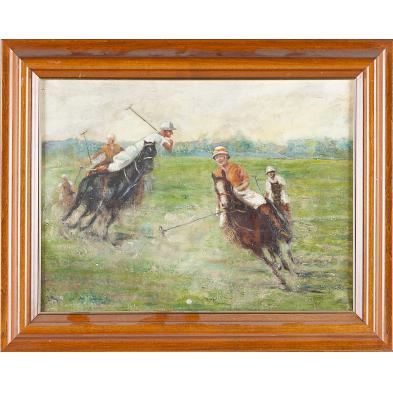 american-school-painting-of-a-polo-match