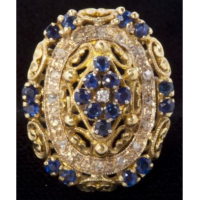 sapphire-and-diamond-dinner-ring