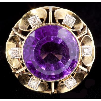 amethyst-and-diamond-ring