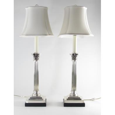 signed-silver-corinthian-column-lamps