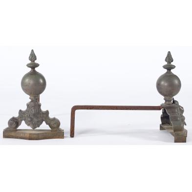 bronze-figural-continental-andirons