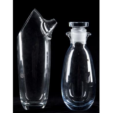 two-mid-century-modern-glass-decanters