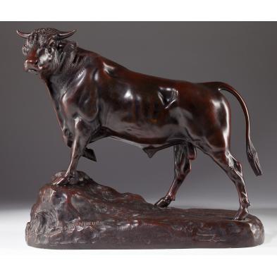 isadore-bonheur-french-1827-1901-bronze-bull