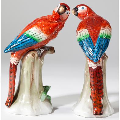 pair-of-sitzendorf-porcelain-parrots