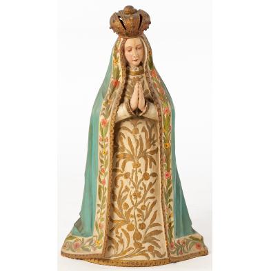 carved-and-painted-wood-madonna