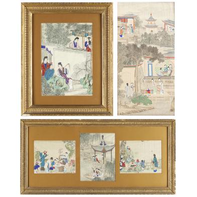 five-japanese-school-paintings-19th-century