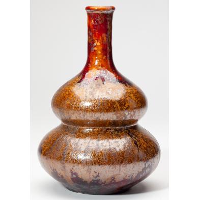 bulldog-pottery-double-gourd-bottle-vase