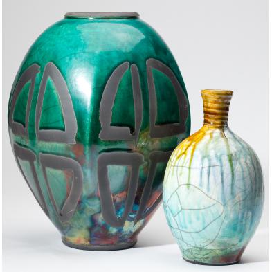 nc-pottery-two-joe-winter-raku-vessels