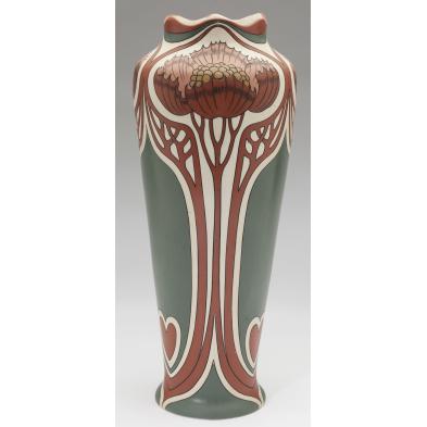 mettlach-art-nouveau-tall-vase