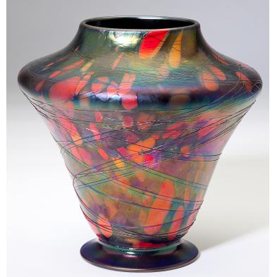 rare-fenton-mosaic-art-glass-vase
