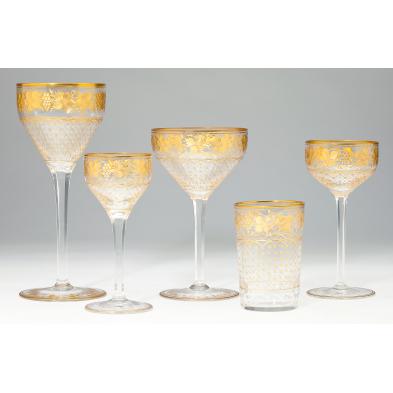 etched-and-gilt-stemware-suite