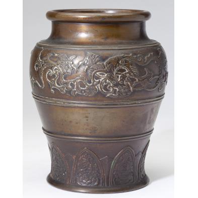 japanese-meiji-patinated-bronze-vase