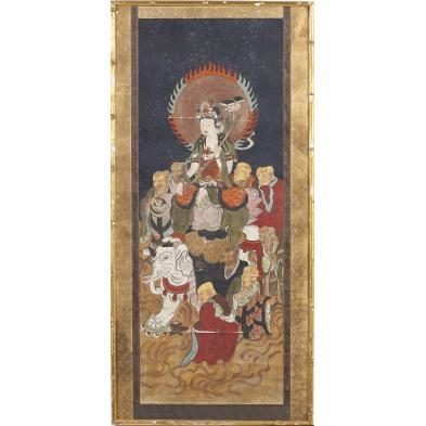 hindu-silk-painting