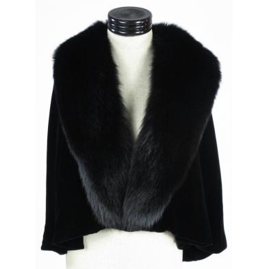 fur-trimmed-velvet-stole-adrienne-landau