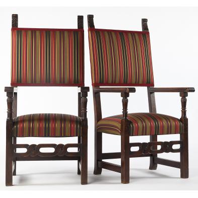 pair-of-spanish-colonial-arm-chairs