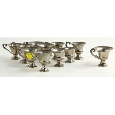 eleven-miniature-silver-cups