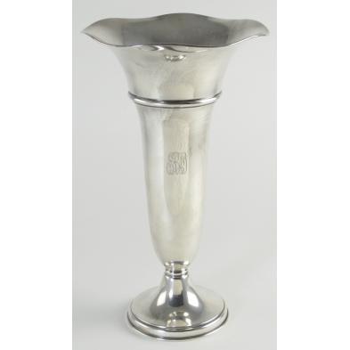 monumental-sterling-silver-trumpet-vase