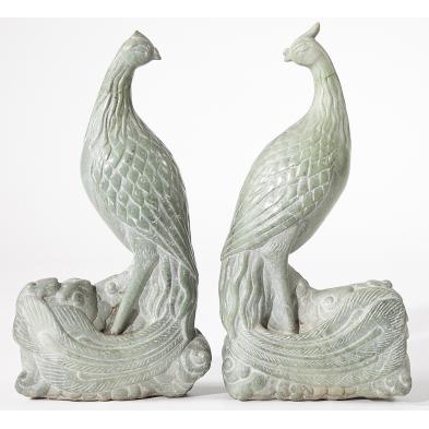 pair-of-chinese-stone-phoenix-birds