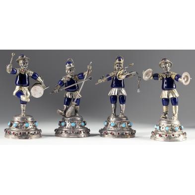 continental-silver-and-enameled-musicians