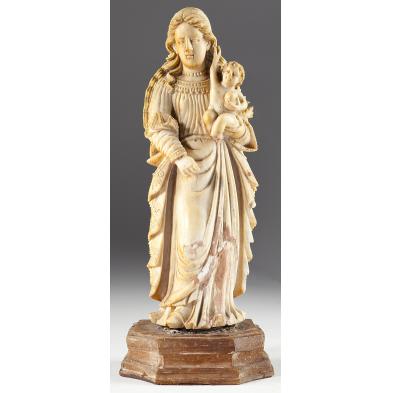 italian-renaissance-carved-ivory-madonna-and-child