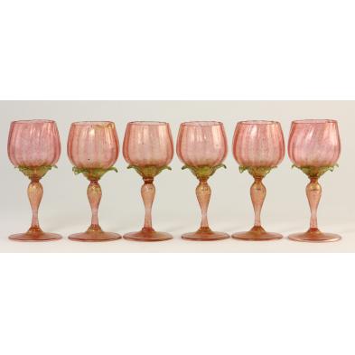 set-of-six-venetian-glass-goblets