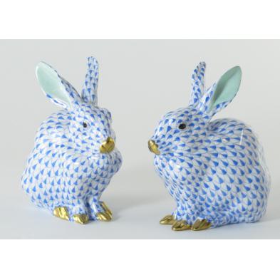 pair-of-resting-herend-rabbits