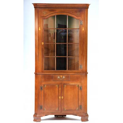 inlaid-mahogany-corner-cupboard