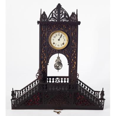 ansonia-folk-art-mantel-clock