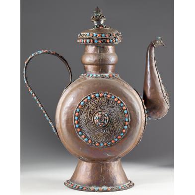 east-indian-copper-jeweled-ewer
