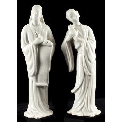 pair-of-blanc-de-chine-figures