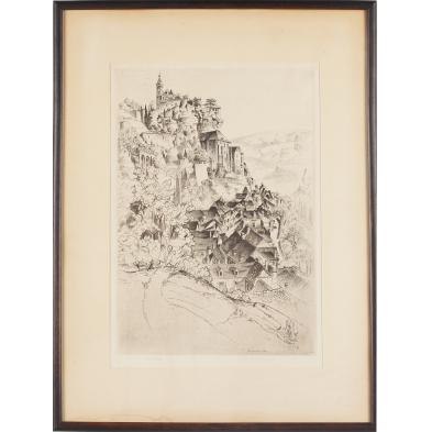 john-taylor-arms-etching-rocamadour