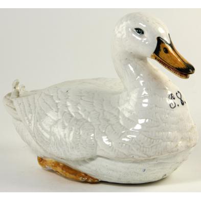 french-faience-duck-shaped-tureen