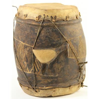 african-wooden-drum-with-hides