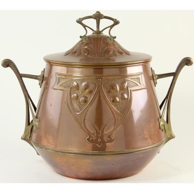 art-nouveau-copper-pot