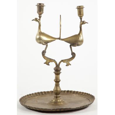 persian-brass-peacock-candelabrum