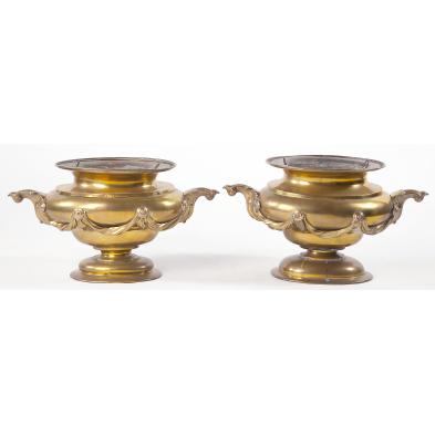 pair-of-dutch-brass-urns