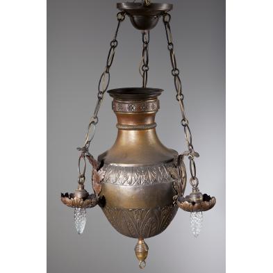 set-of-four-brass-repousse-lanterns