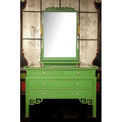 painted-chinese-style-dresser-with-mirror