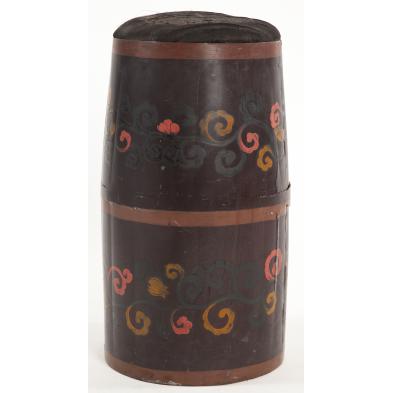 lacquered-wood-keg