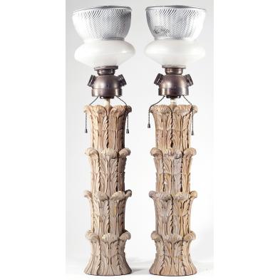 pair-of-acanthus-leaf-carved-table-lamps