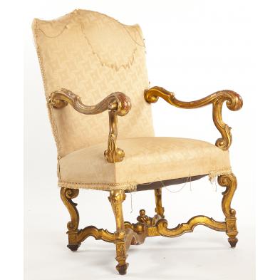 italian-carved-and-gilt-wood-open-armchair