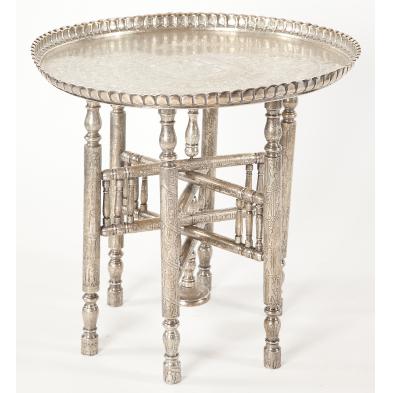 moroccan-silvered-metal-occasional-table