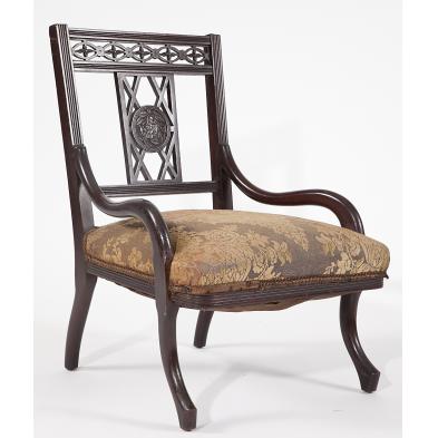 edwardian-mahogany-slipper-chair